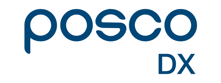 영문 시그니처. 'POSCO DX'