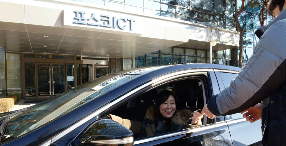 포스코ICT, 업무용 차량 활용 카쉐어링 서비스 운영 관련 사진