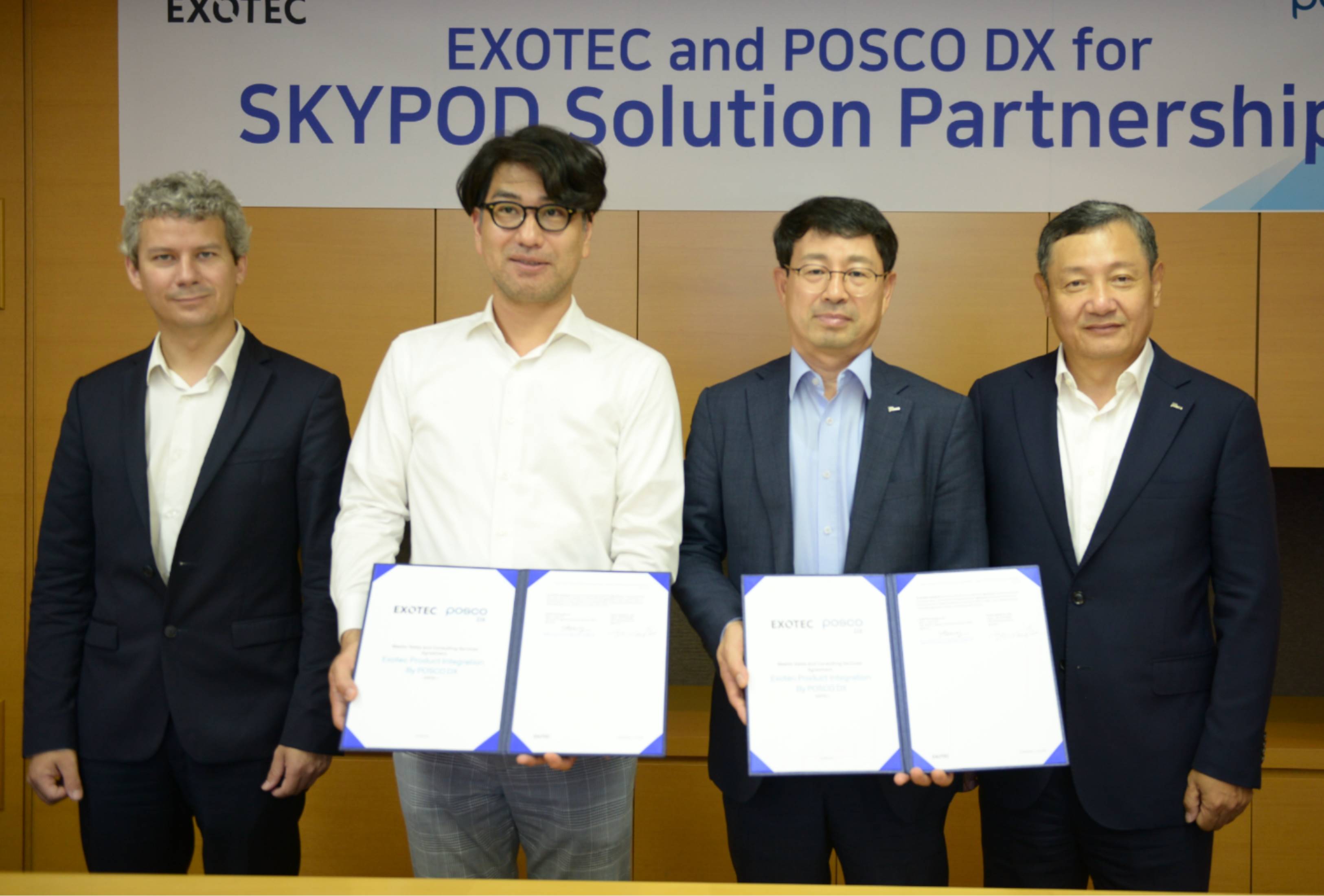 포스코DX, 佛 물류자동화 로봇 유니콘기업과 파트너십 체결 관련 사진