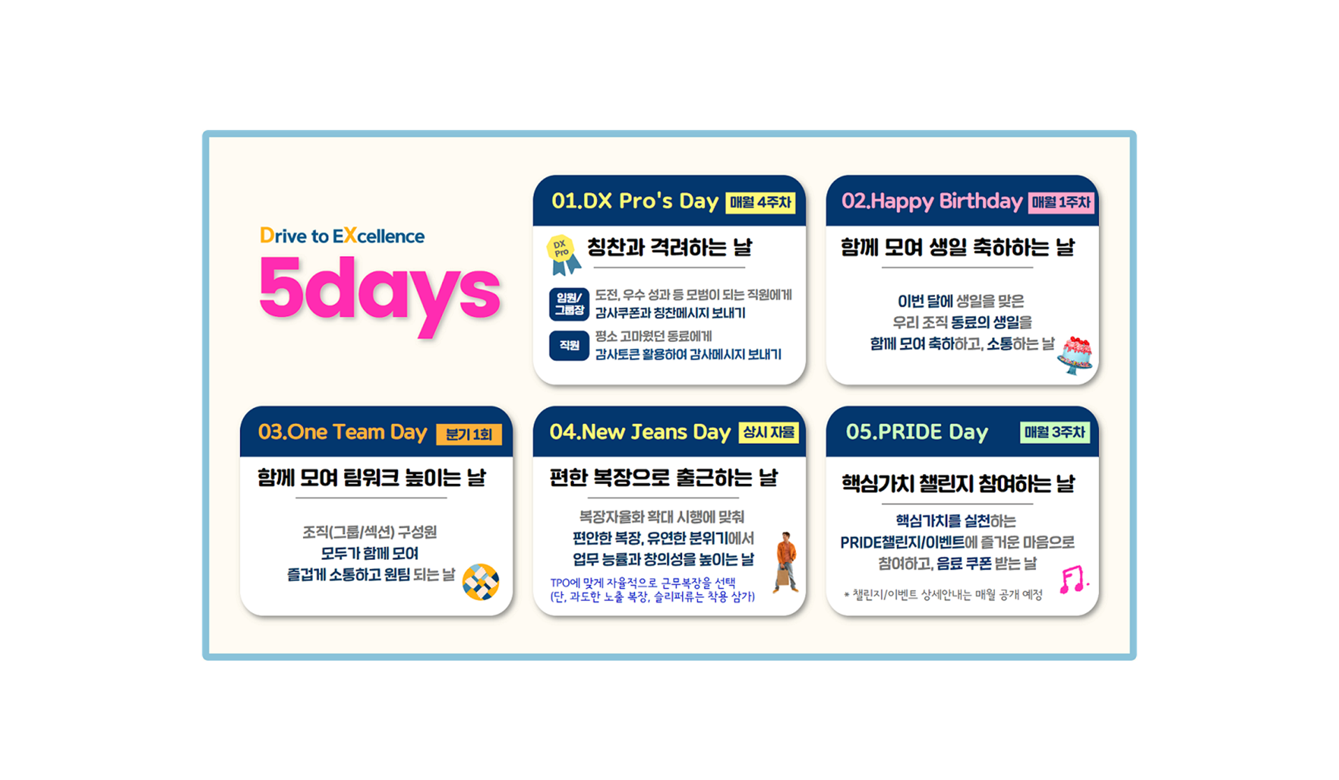 포스코DX, ‘5days’ 통해 유연·수평적 조직문화 확산 관련 사진